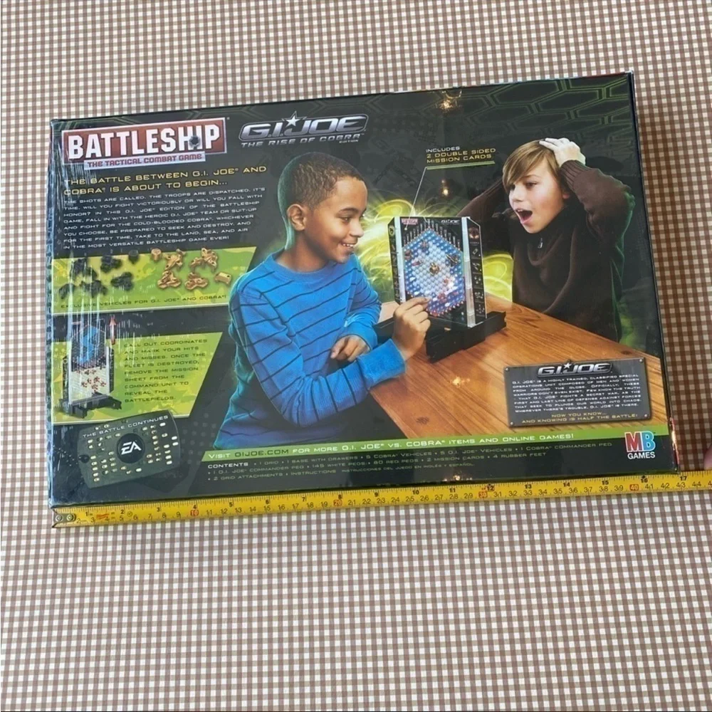 Hasbro Battleship G.I JOE The Rise of‎ Cobra board game. New. Sealed
